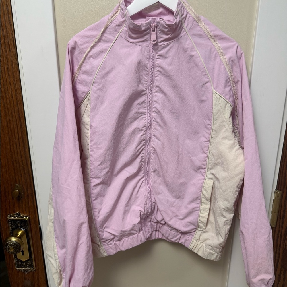 Like New Zara Lavender and Cream Lightweight Jacket